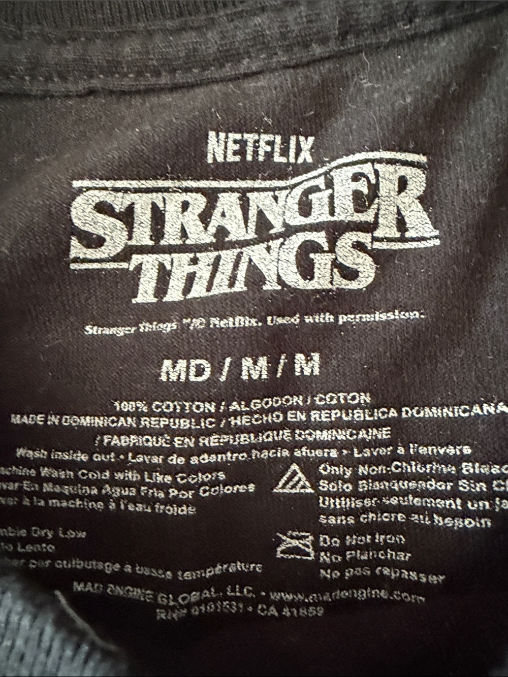 Stranger things  Black Steve Harrington Graphic Tee netflickd - Picture 5 of 6